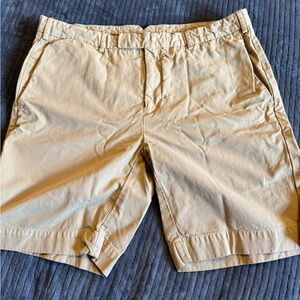 Ralph Lauren Men's Tan Flat Front Shorts